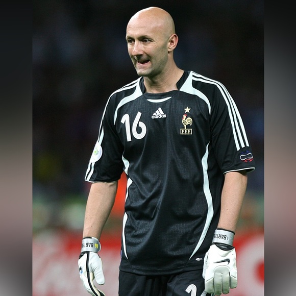 Youth Vintage FFF French Football Federation Barthes Adidas Goalkeeper ‘06 - Picture 1 of 8